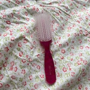 Goody Flare Style pink Brush 9903‎ Ball Tip Bristles 80s Retro Plastic Vintage